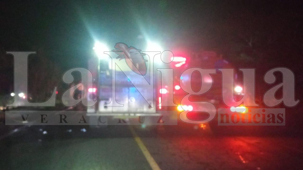 Choque frontal deja dos lesionados en la carretera Cuitláhuac–La Tinaja