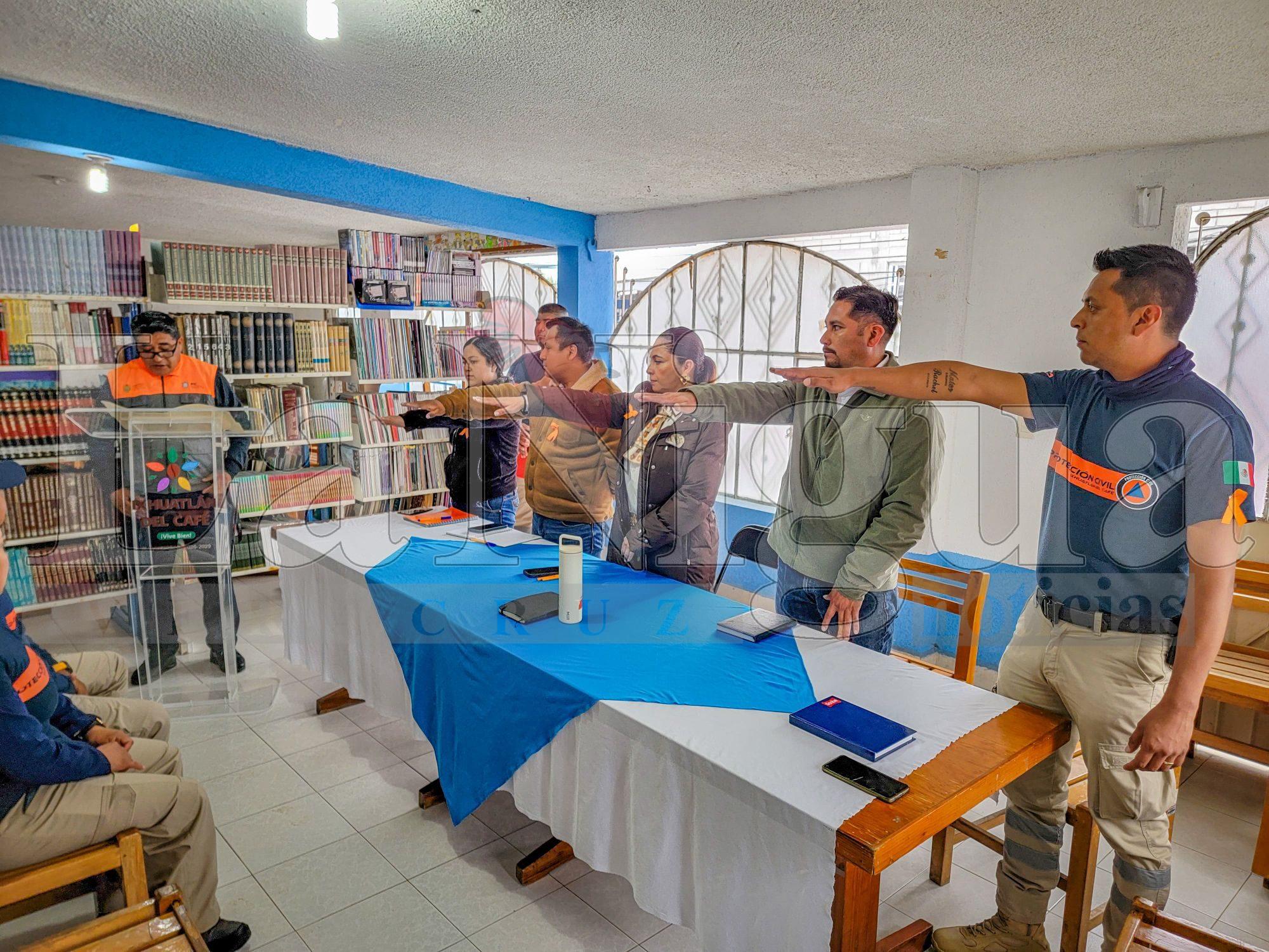 INSTALAN CONSEJO DE PROTECCIÓN CIVIL EN IXHUATLÁN DEL CAFÉ