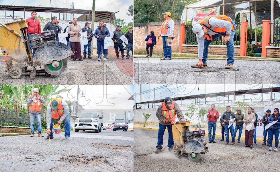 INICIA BACHEO EN IXHUATLÁN DEL CAFÉ