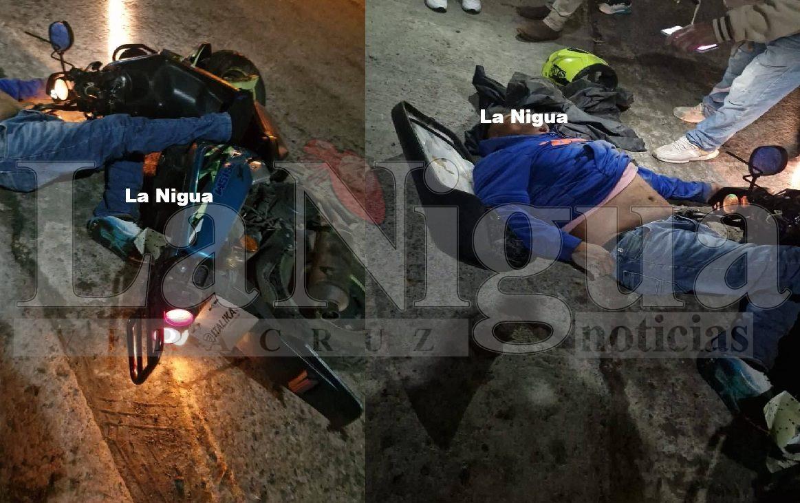 Grave accidente en Plan de la Vieja; motociclista lucha por su vida