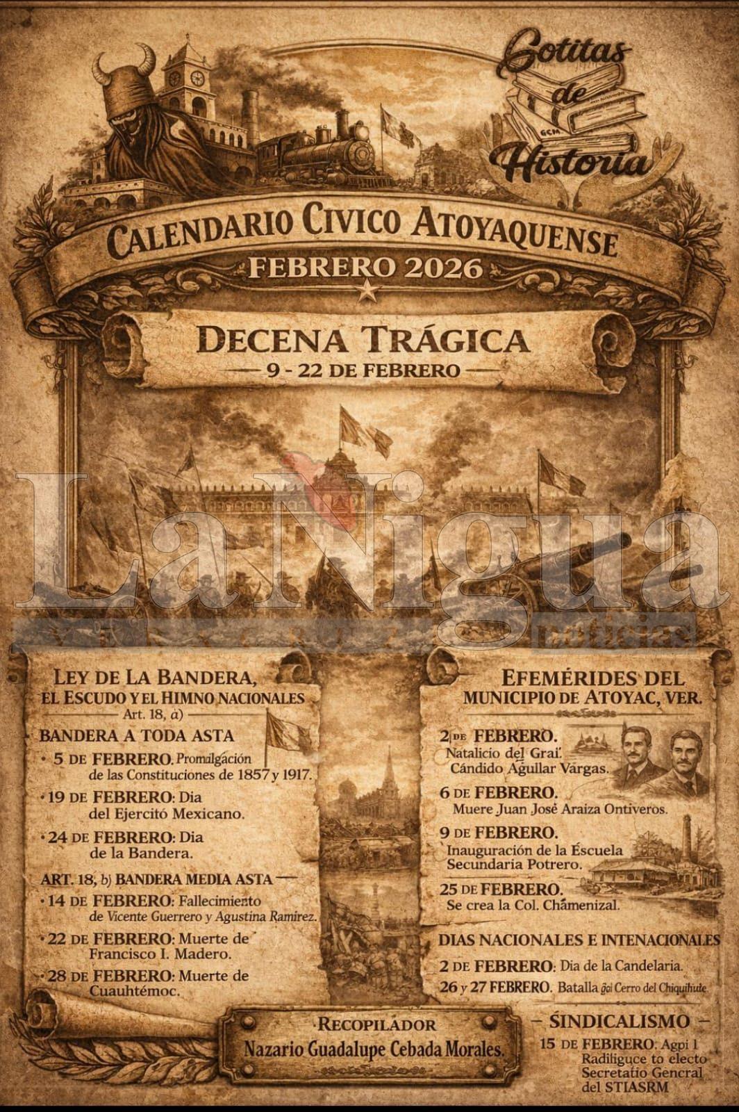 CALENDARIO CIVICO ATOYAQUENSE