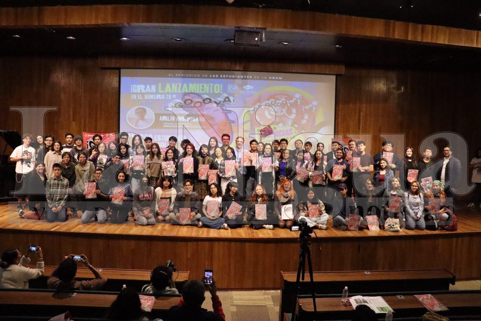 Juventudes de la UNAM reflexionan sobre la paz y las violencias en la presentación del número 20 de ¡Goooya!