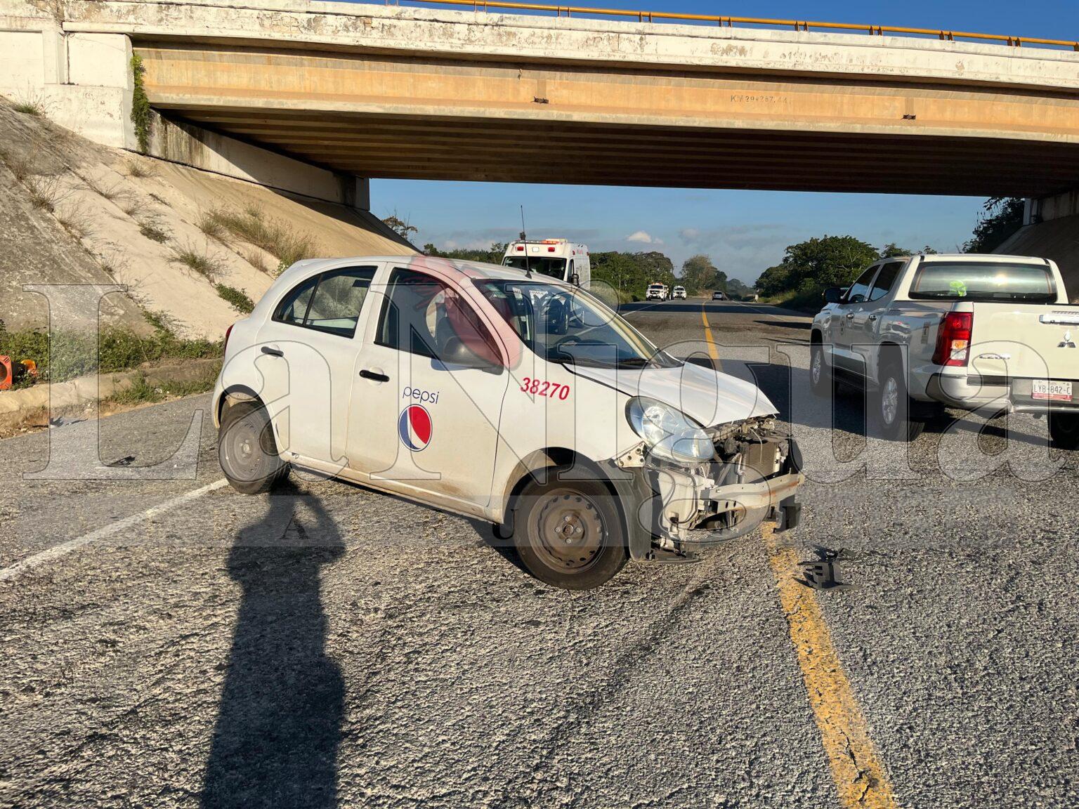 Fuerte choque en la carretera Las Choapas–Ocozocuotla