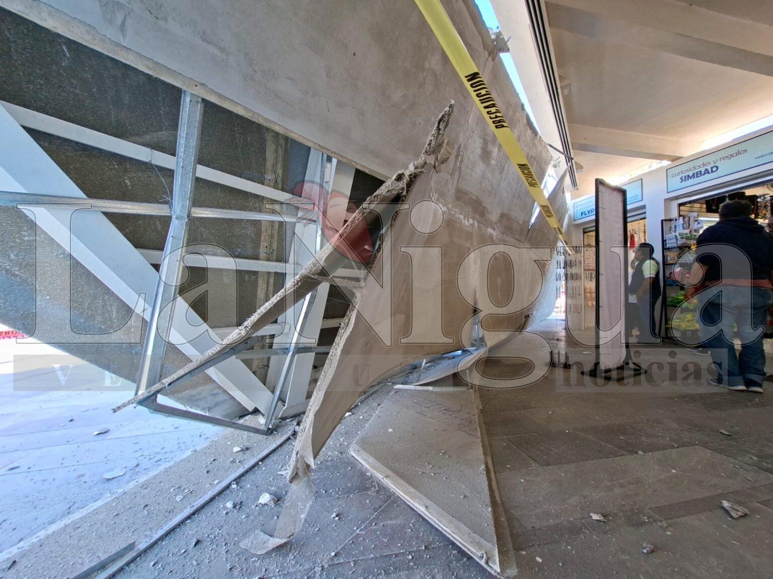 ASIPONA INVESTIGARÁ DERRUMBE DE TECHADO DE MERCADO