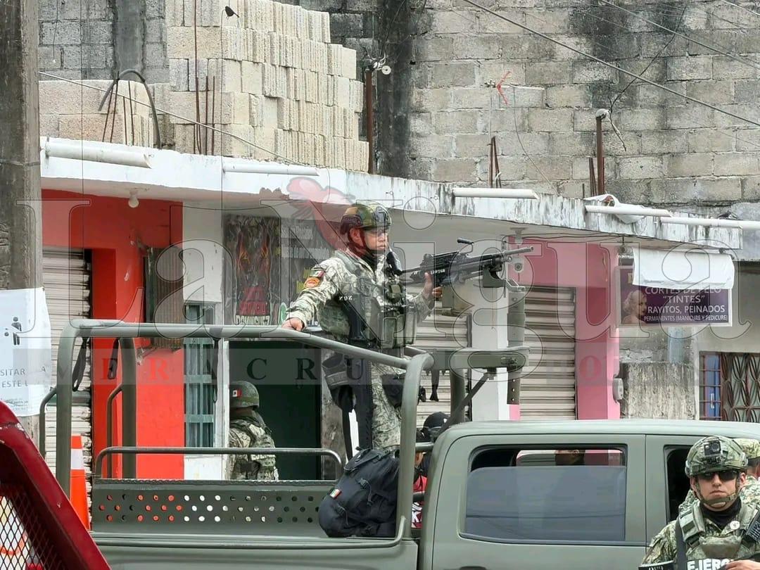 Fuerzas del orden realizan cateo en taller de motos en Martínez de la Torre; hay dos detenidos