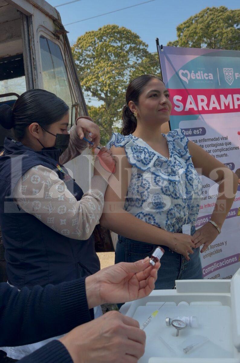 Vacunan a empleados de Limpia Pública contra sarampión y tétanos.