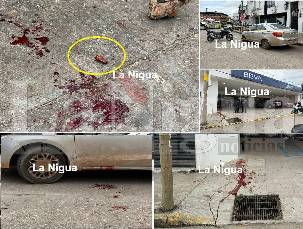 Asalto armado tras retiro bancario deja herido a adulto mayor en Acayucan