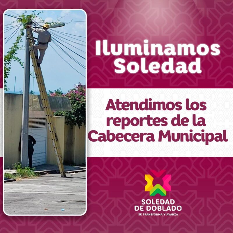 Ayuntamiento ilumina las calles del municipio