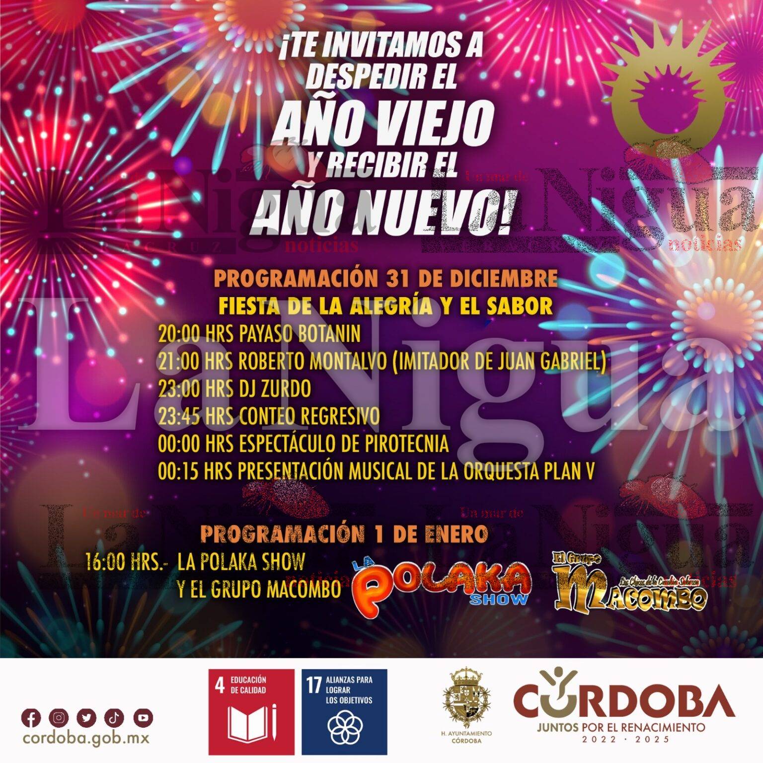 Implementan autoridades seguridad en primer cuadro para programación de despedida del año