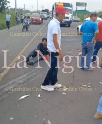 Accidente entrada Actopan 1