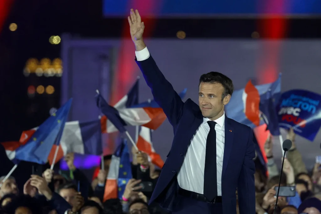 Emmanuel Macron fue reelecto presidente de Francia
