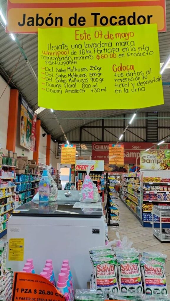 Participa para ganar una lavadora en Super Sampieri