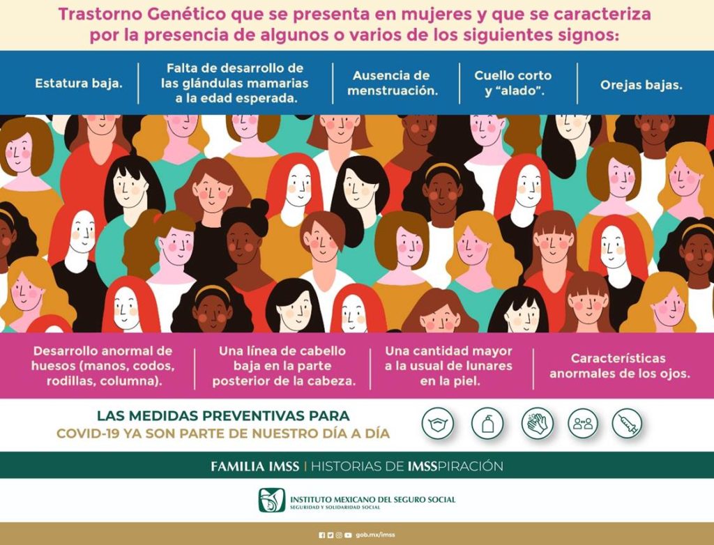 Informa IMSS Veracruz Sur sobre el Síndrome de Turner y los tratamientos más adecuados