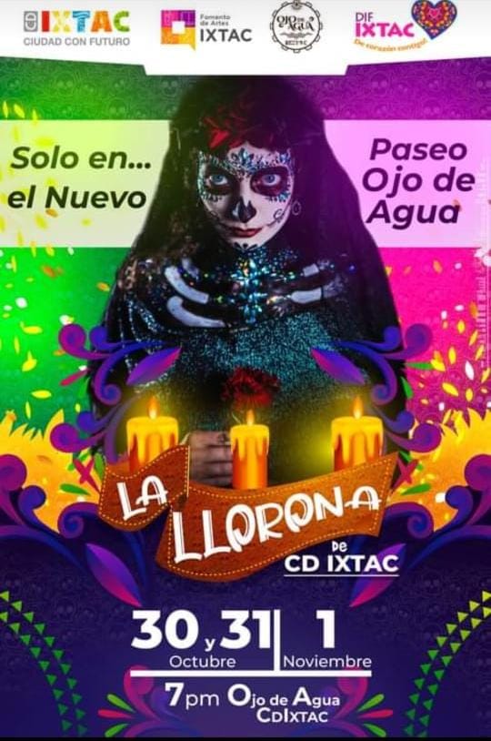 Todo listo para el Festival de Todos Santos en el Nuevo Paseo Ojo de Agua Ixtaczoquitlán
