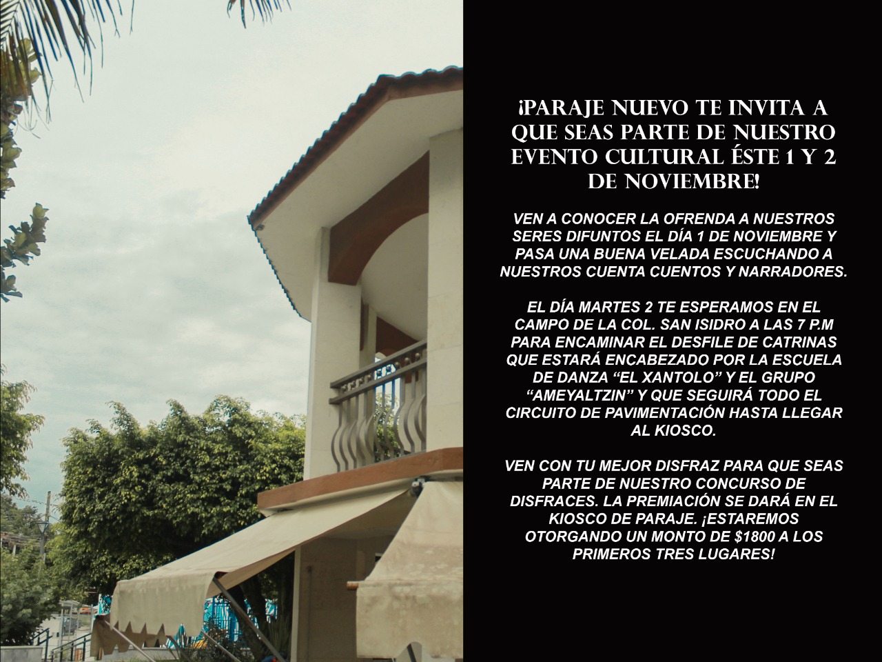 Habitantes de Paraje Nuevo realizarán actividades para fomentar la tradición de Día de Muertos 8 IMG 20211030 WA0049