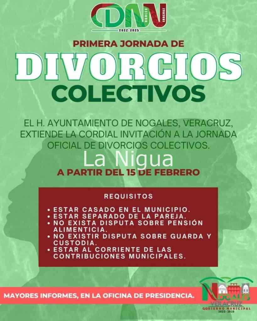 EN FEBRERO NOGALES TENDRÁCAMPAÑA DE DIVORCIOS COLECTIVOS