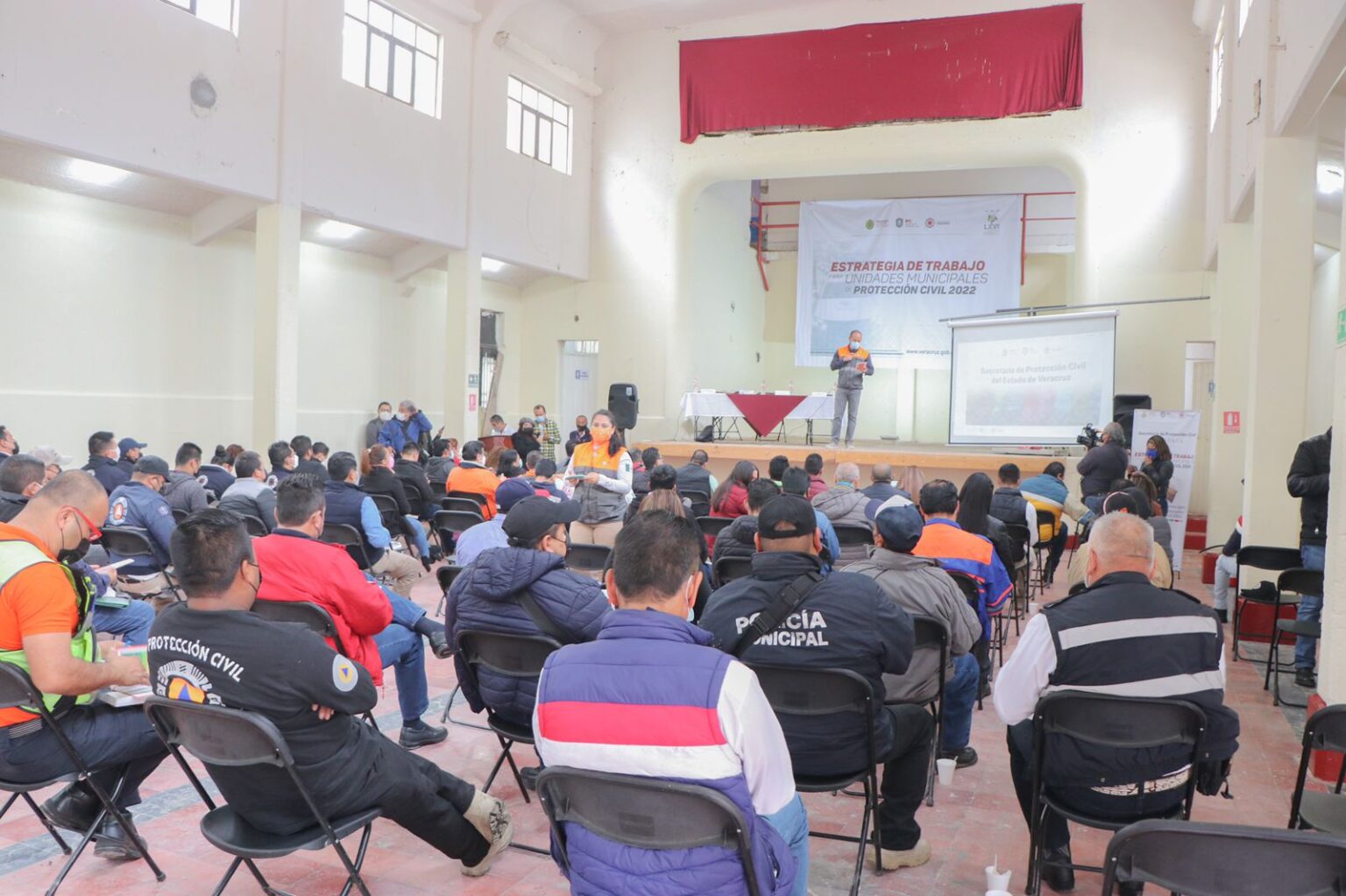 Asiste alcalde de Ixtaczoquitlán a presentación de la “Estrategia de Trabajo para Unidades Municipales de Protección Civil 2022”