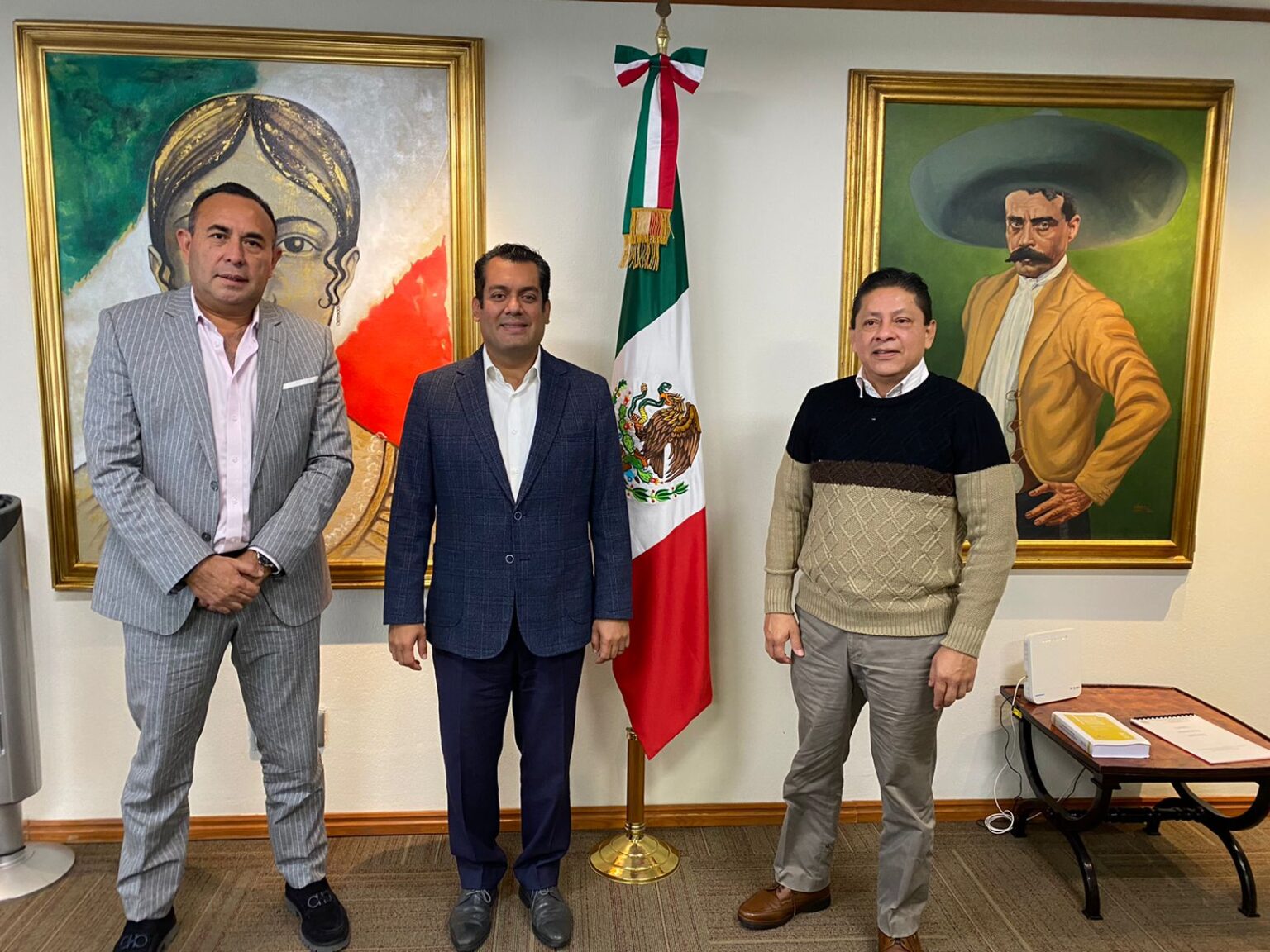 SECRETARIO GENERAL DEL SEPEV ASISTE A REUNIÓN CON PRESIDENTE DE LA  MESA DIRECTIVA DE LA LXV LEGISLATURA DEL CONGRESO FEDERAL