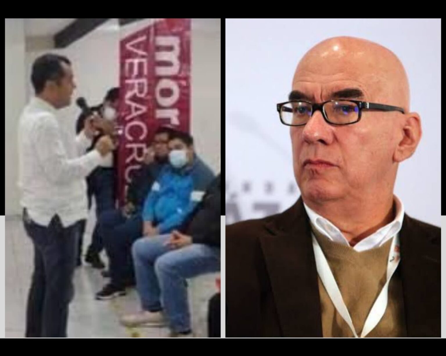 Aparece Gutiérrez Luna en Veracruz, con el respaldo de Dante Delgado