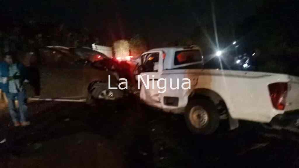 Encontronazo: 2 muertos.