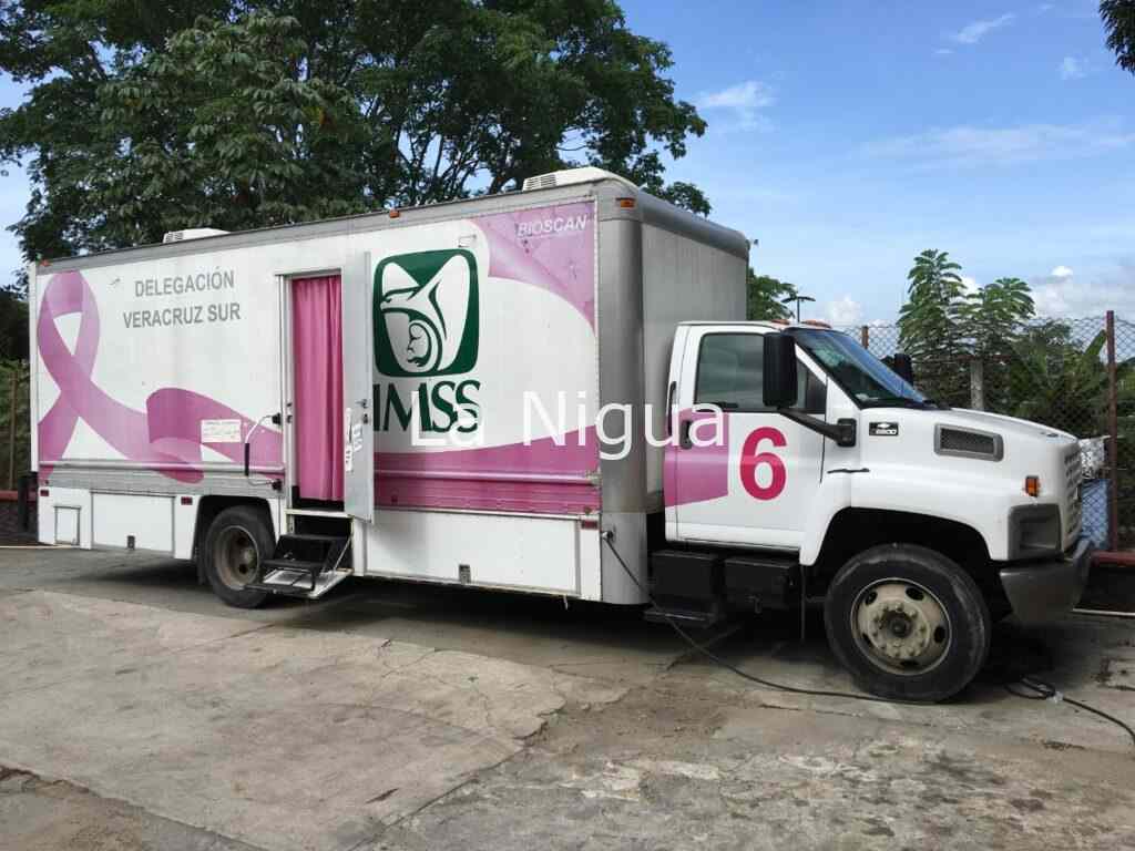 Invita IMSS Veracruz Sur a revisión con mastógrafo móvil en Coatzacoalcos, Ixhuatlancillo, Ciudad Mendoza y zona cañera