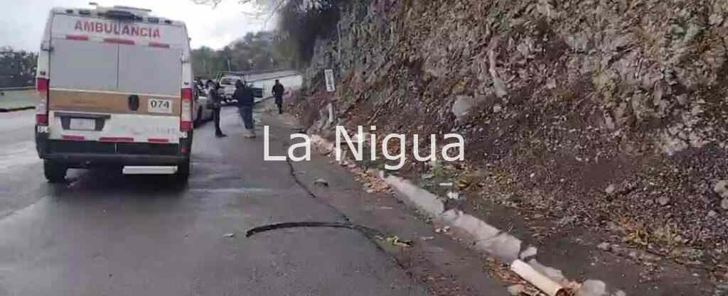 Atropellado y muerto en el kilómetro 263 de la autopista Puebla-Córdoba.