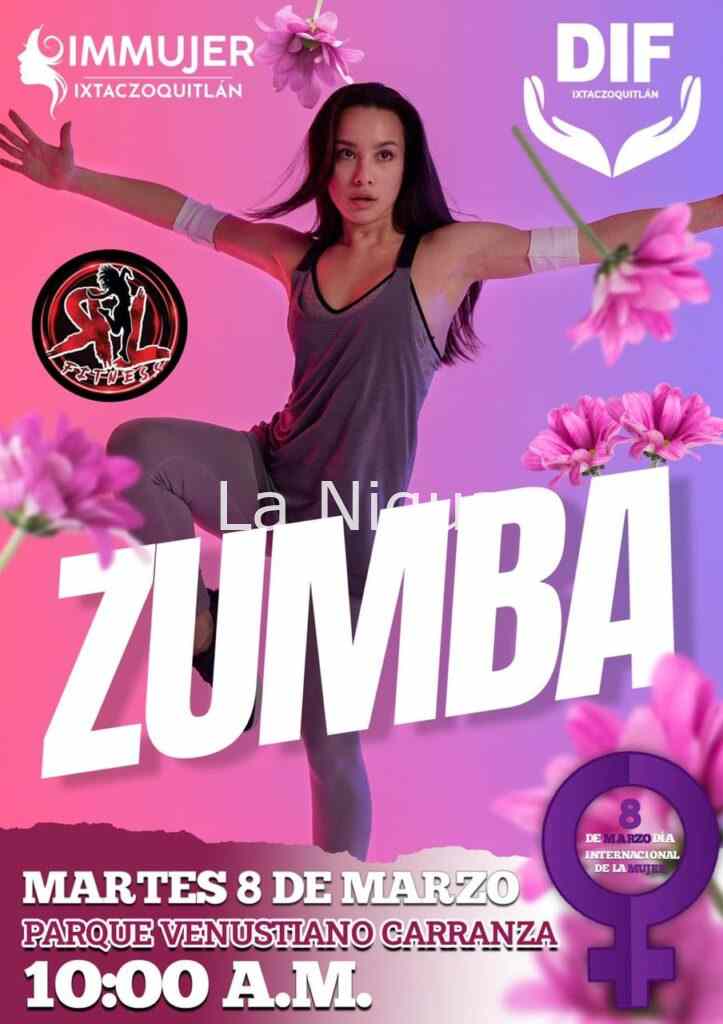 Invita DIF de Iaxtaczoquitlán a mujeres para participar en el Zumbaton