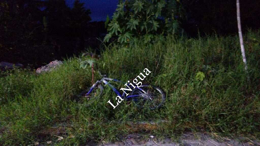 Dejan bicicleta abandonada