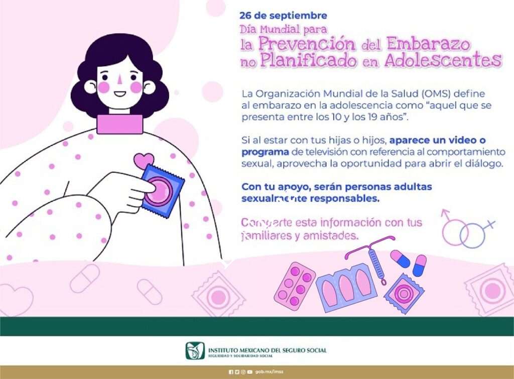 Informa IMSS Veracruz Sur sobre Planificación Familiar en adolescentes