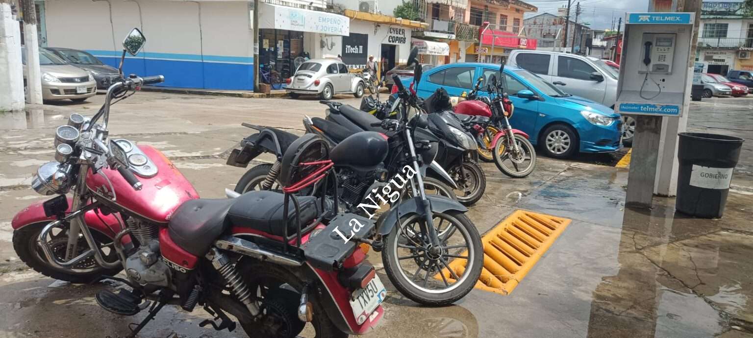Disminuyen emplacamientos de motocicletas en Las Choapas.