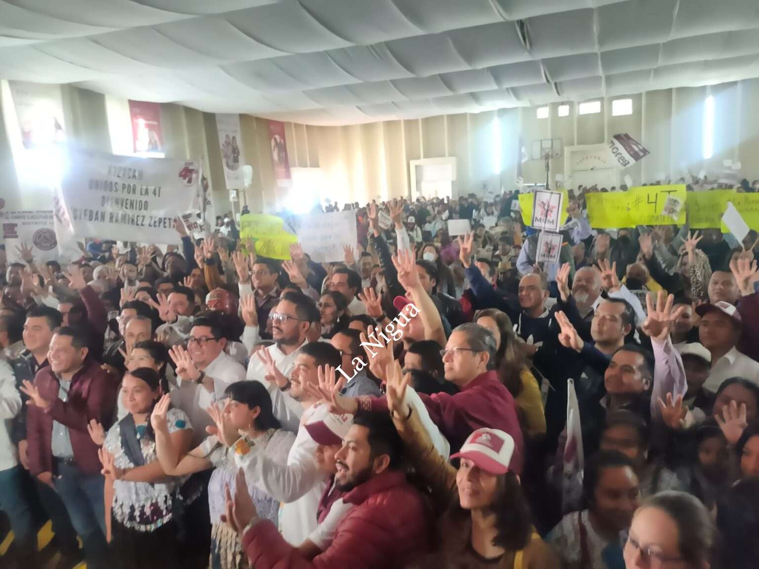 Multitudinaria asamblea informativa sobre la Reforma Electoral en Río Blanco