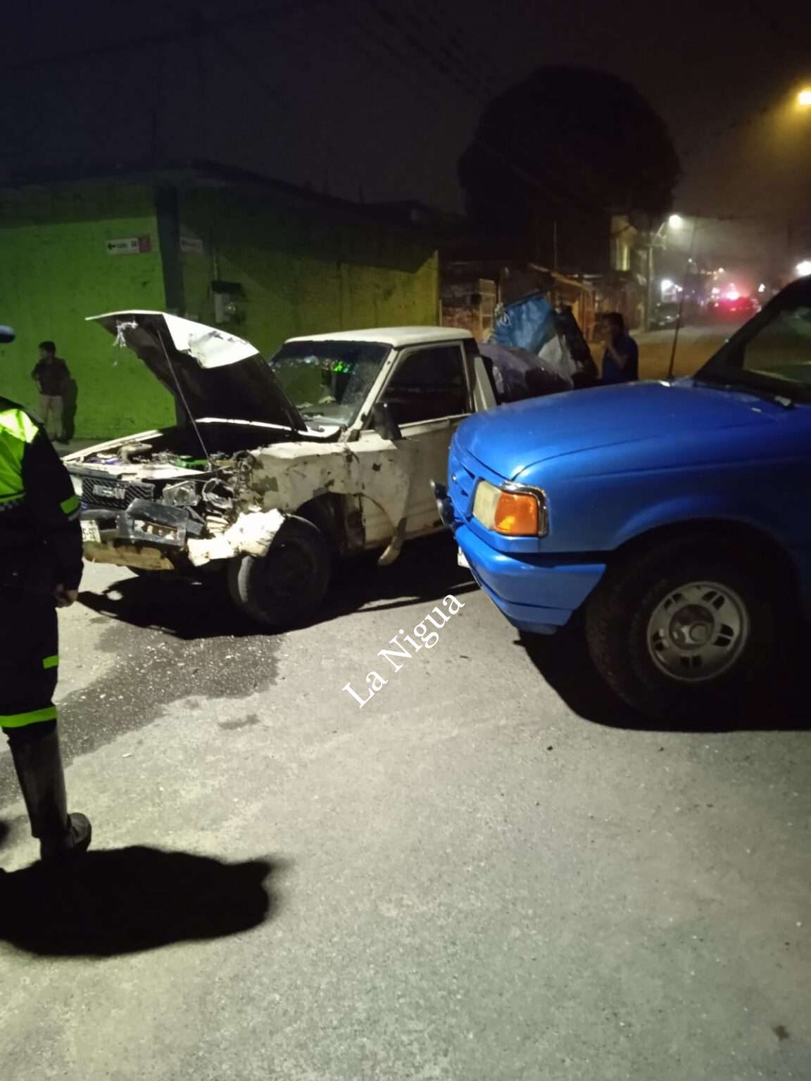 CHOCAN Y QUEDAN EN EL CRUCE PRINCIPAL DE LOS FILTROS