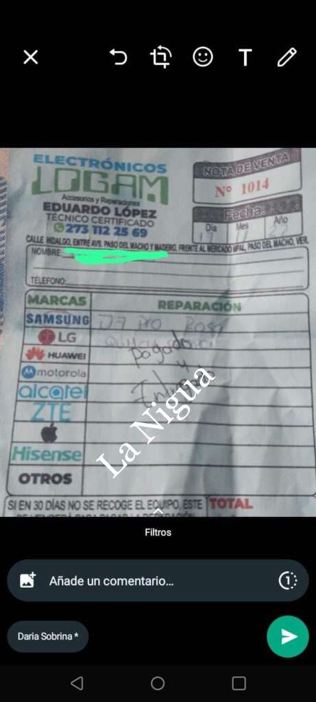 Le regresan su teléfono con la pantalla descompuesta 1 IMG 20221119 WA0067