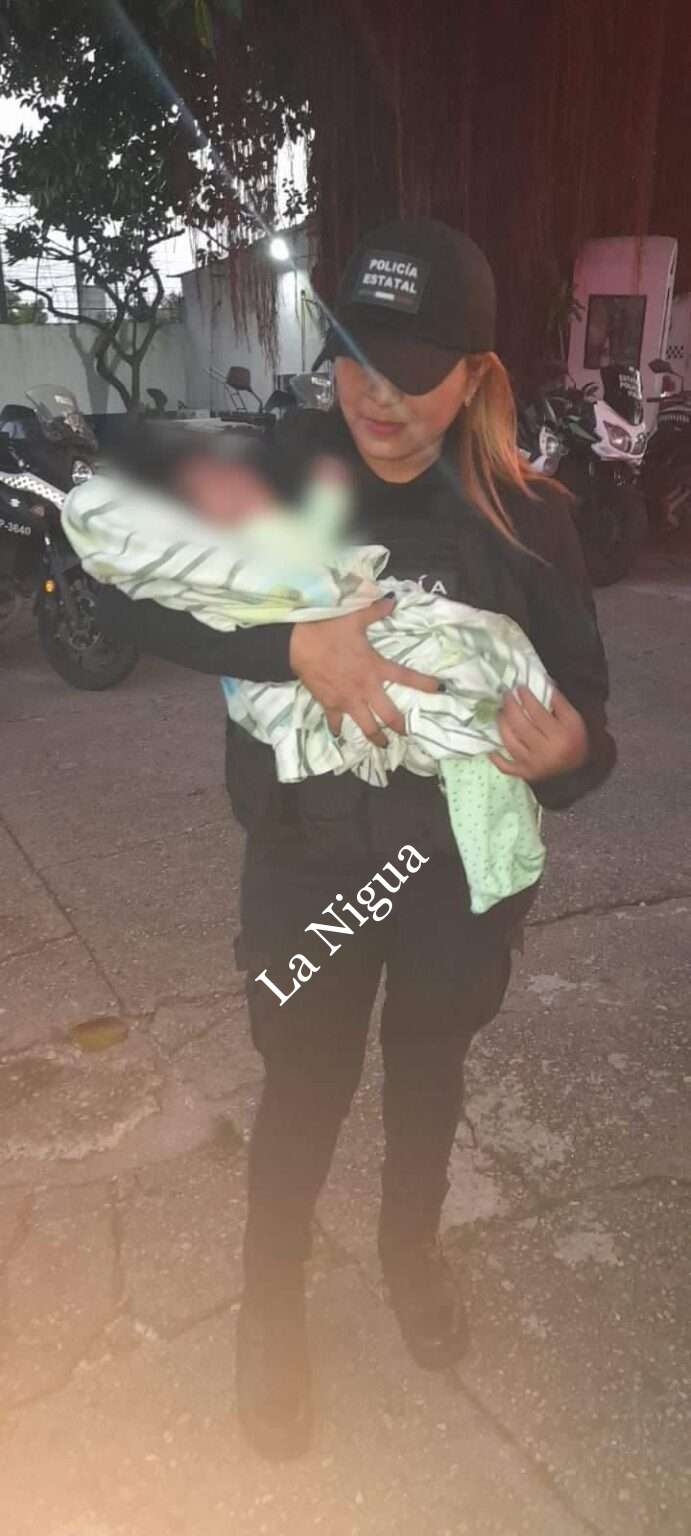 Rescata SSP a bebé extraviada en Coatzacoalcos