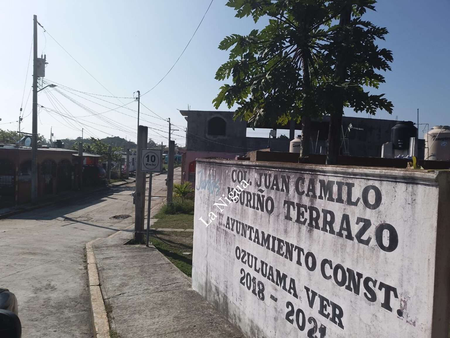 Sin energía eléctrica en fraccionamientoJuan Camilo Murillo