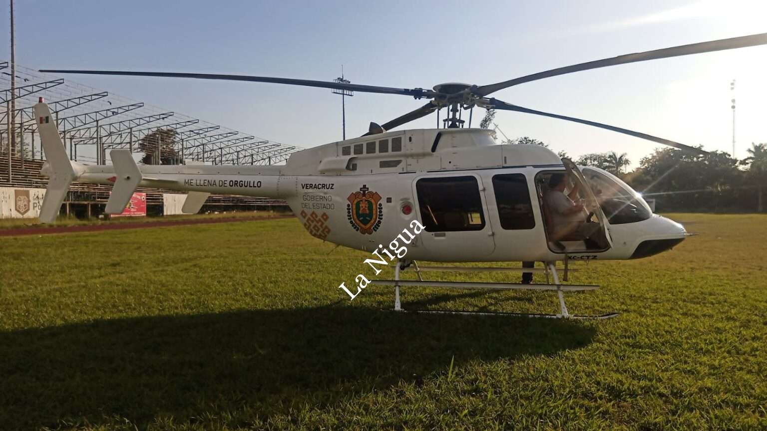 Trasladan vía aérea a oficial baleado de TP de Poza Rica a un Hospital de Alta Especialidad