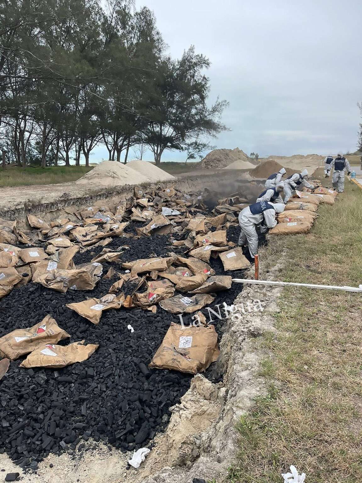 FGR DESTRUYE MÁS DE 33 TONELADAS DE CARBÓN CONTAMINADO CON COCAÍNA