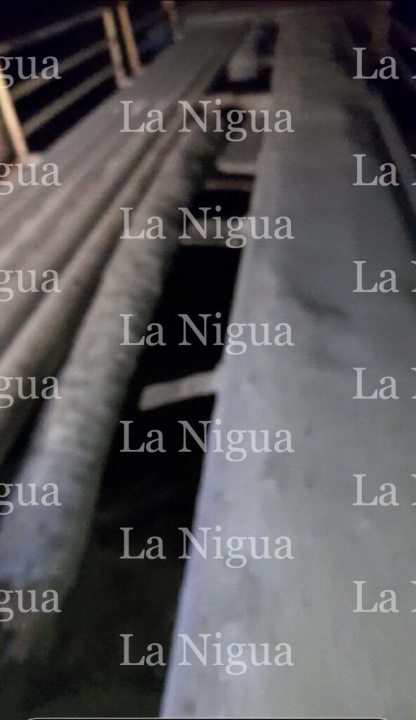 Plancha tubular de la panga se encuentran en mal estado