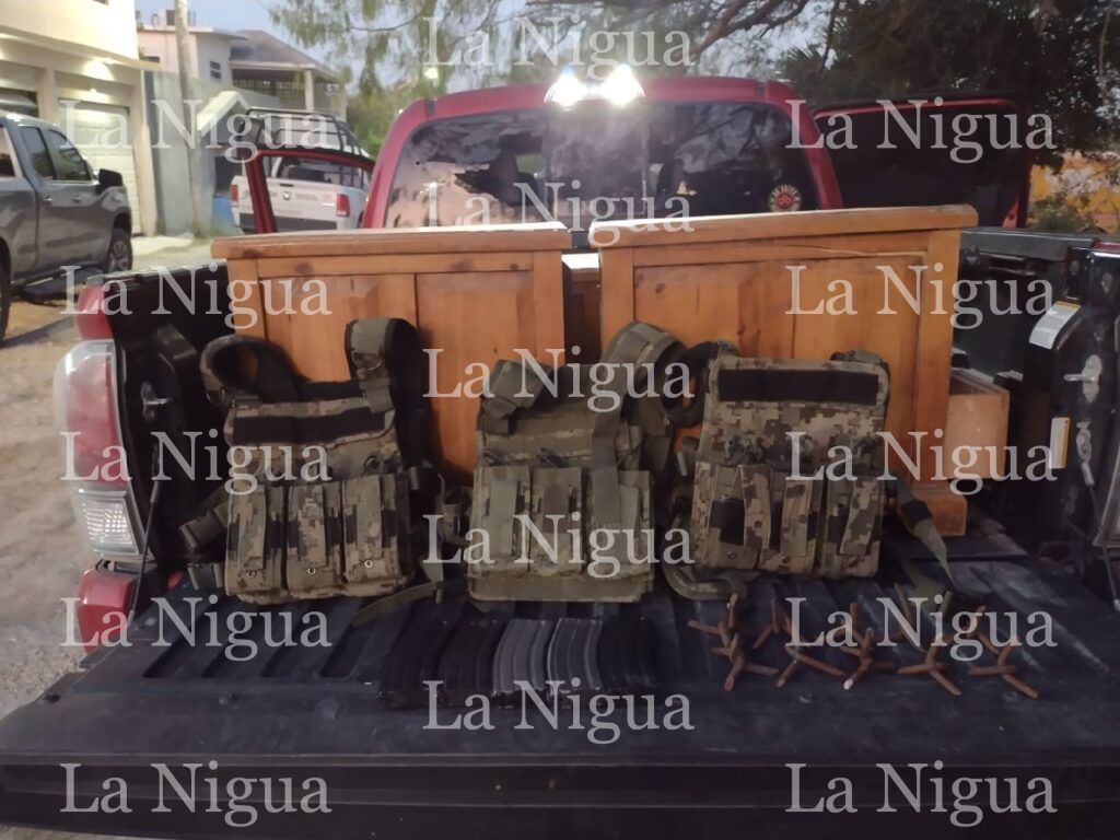 Balacera culmina en aseguramiento y recuperación de vehículo con reporte de robo.