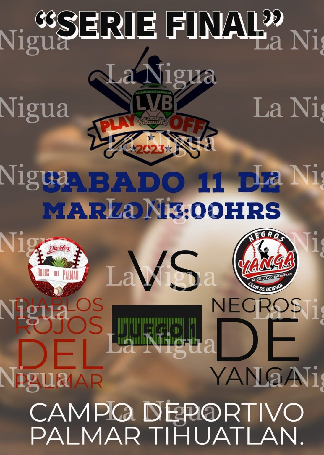 Diablos Rojos del Palmar abre  playoff ante Negros de Yanga