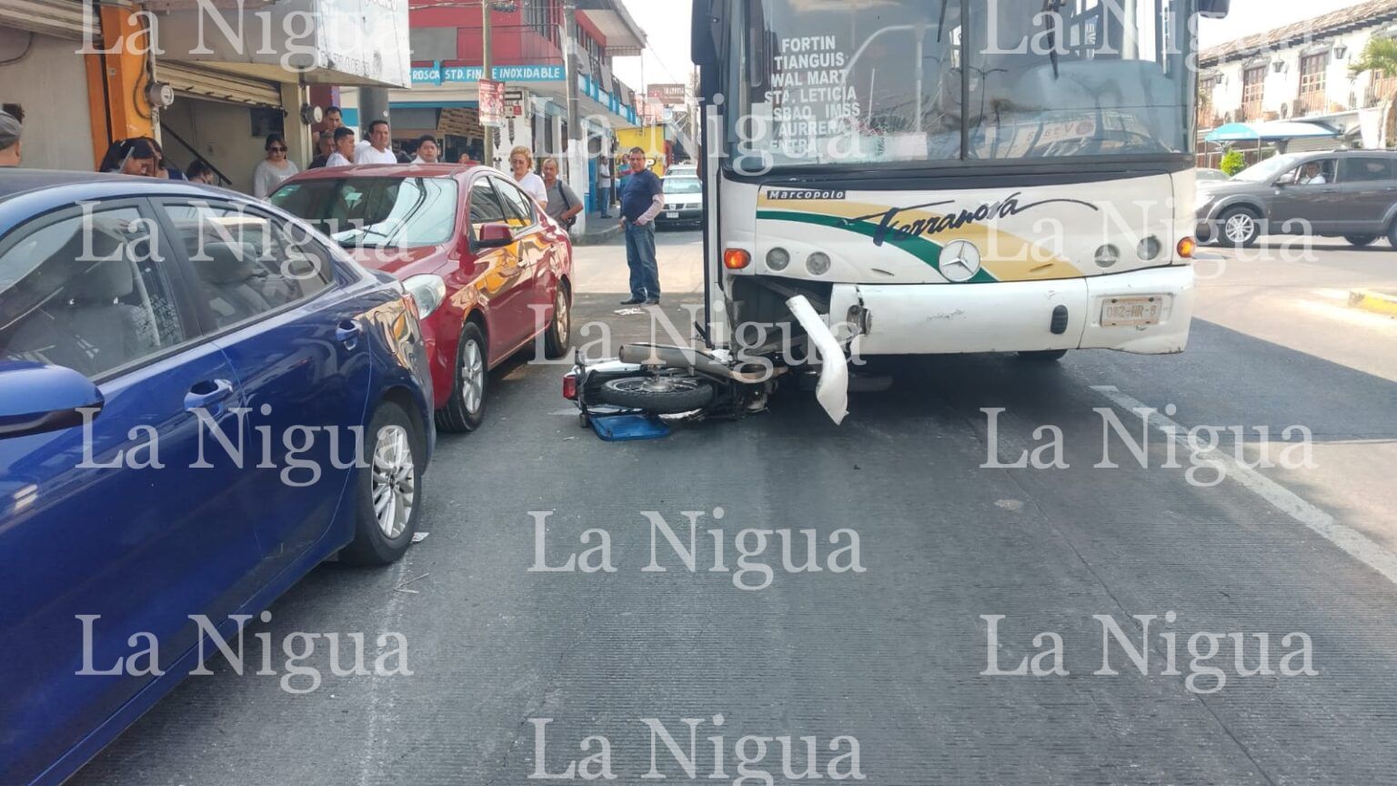 Terranova atropella a motociclista