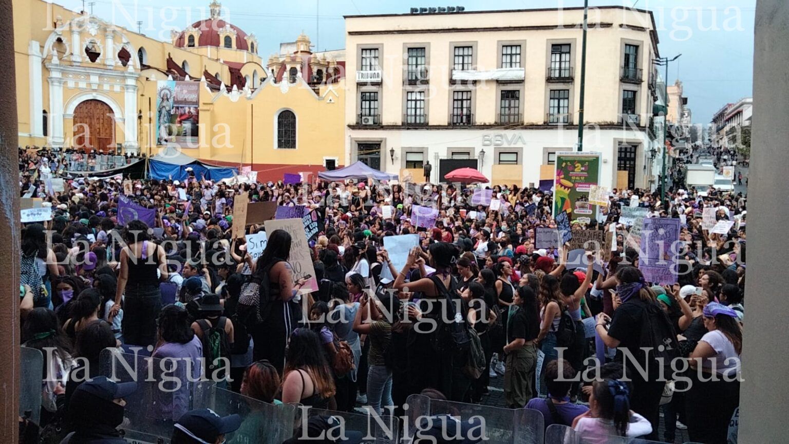 Marcha en Xalapa por 8M
