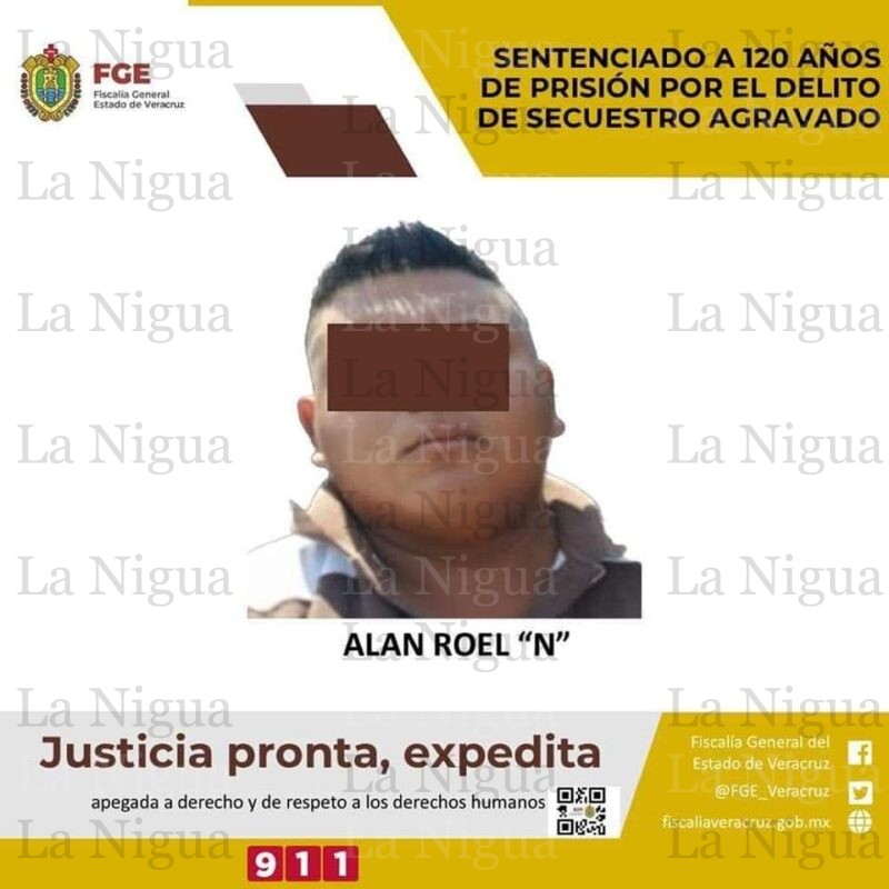 SENTENCIADO A 120 AÑOS  DE PRISION POR SECUESTRO