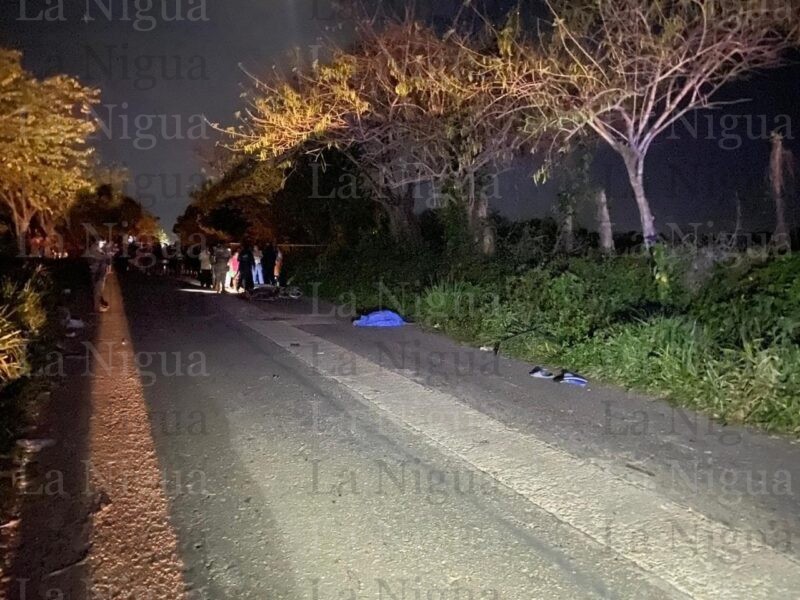 Muere acayuqueño en accidente de motocicleta