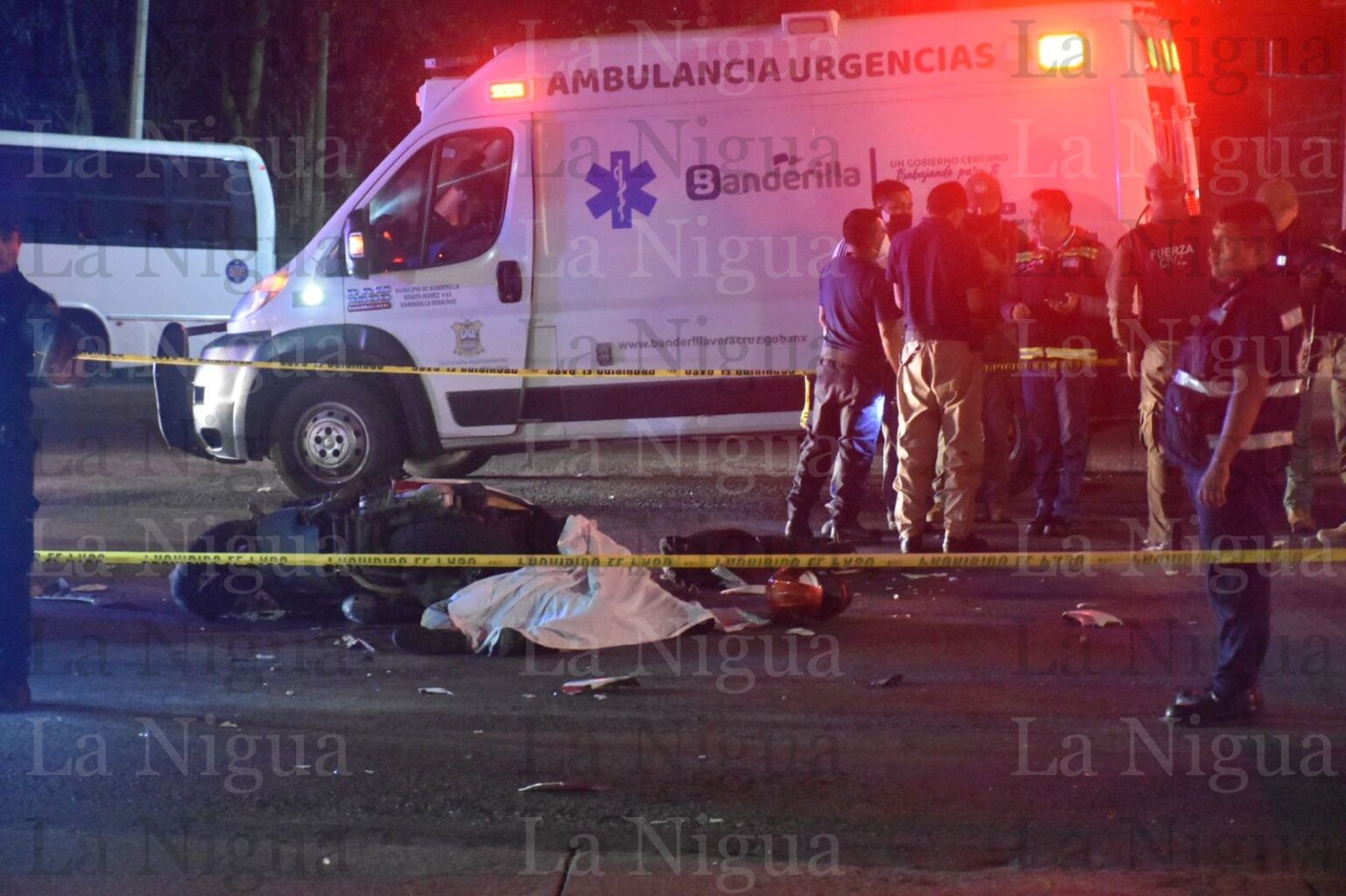 Motociclista muere atropellado en el bulevar Xalapa-Banderilla