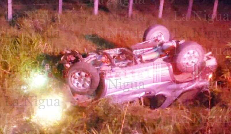 Ebrio conductor sufre accidente en la autopista Las Choapas-Ocozocoautla
