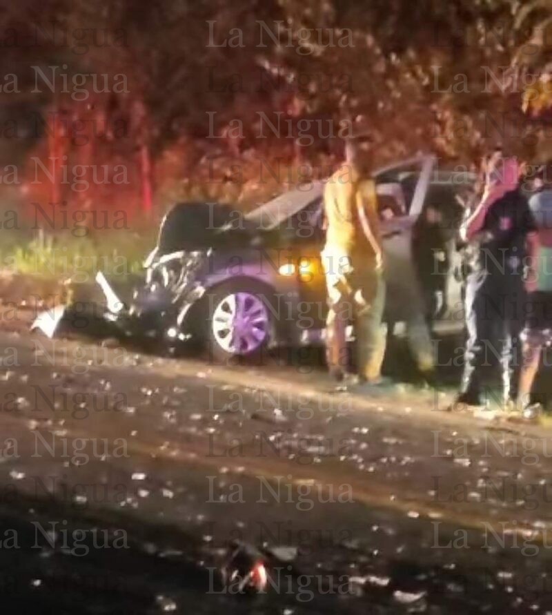 Fuerte accidente en carretera antigua Minatitlan-Coatzacoalcos deja dos muertos y dos heridos