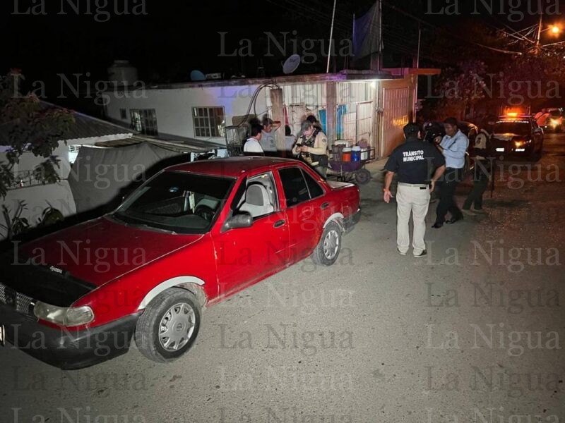 Profesor ebrio provoca percance sobre la Gabino Barreda