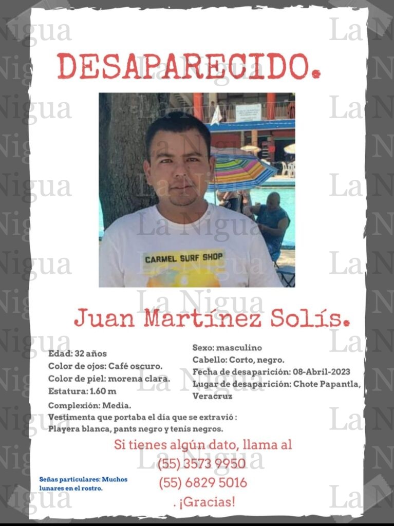 Angustia por el paradero de una persona, desaparecida en Papantlaz