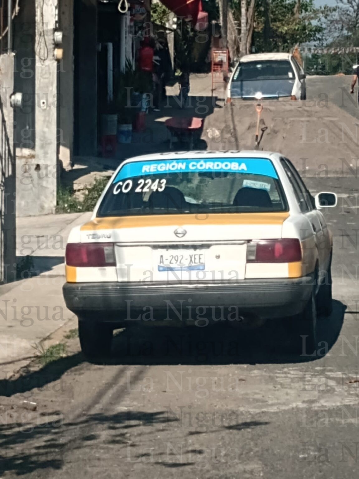 Se roban taxi en la colonia López Arias.